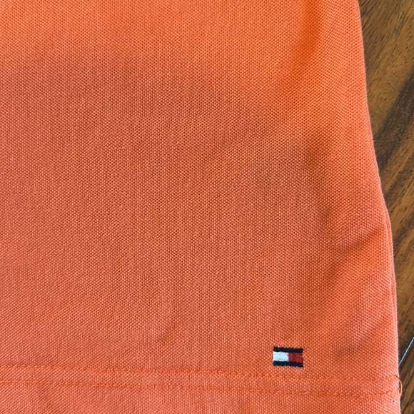 Tommy Hilfiger Vibrant Orange Polo - Picture 3 of 3